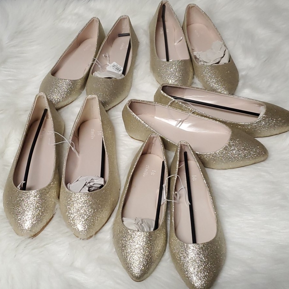Lot 5 pairs shoes Flats